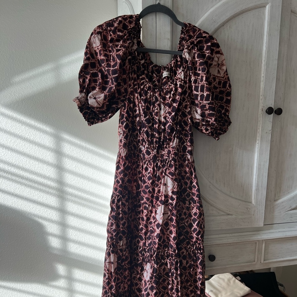 Ulla Johnson maxi dress with puff sleeves